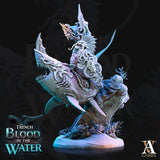 3D Printed Archvillain Games Shakarkha Sharktamers The Trench Blood In the Water 28 32mm D&D