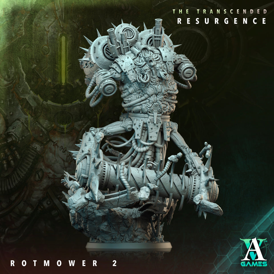 3D Printed Archvillain Games Rotmower The Transcended Resurgence 28 32mm D&D