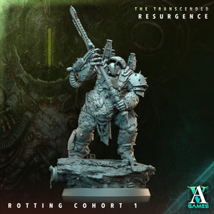 3D Printed Archvillain Games Rotting Cohort The Transcended Resurgence 28 32mm D&D