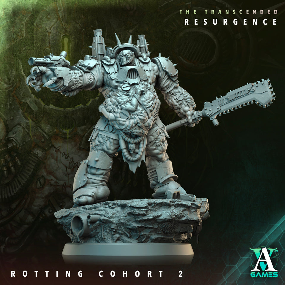 3D Printed Archvillain Games Rotting Cohort The Transcended Resurgence 28 32mm D&D