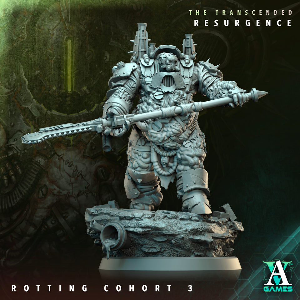 3D Printed Archvillain Games Rotting Cohort The Transcended Resurgence 28 32mm D&D