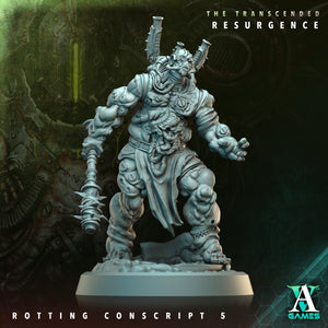 3D Printed Archvillain Games Rotting Conscript The Transcended Resurgence 28 32mm D&D