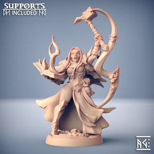 3D Printed Artisan Guild Talya the Hammer Ashen Alfar Inquisitors 28mm 32mm