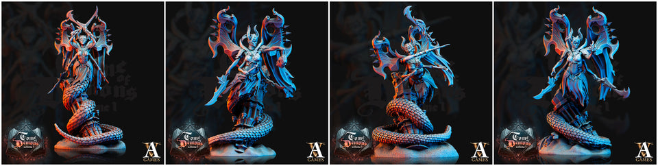 3D Printed Archvillain Games Tome of Demons Vol. 1 Tamareth 28 32mm D&D