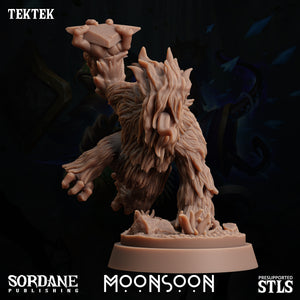 3D Printed Sordane Publishing Tektek Moonsoon 28 32mm D&D