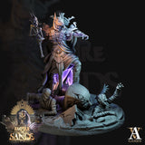 3D Printed Archvillain Games The God King Anubis The Empire of Sands 28 32mm D&D