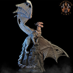 3D Printed Archvillain Games The Scarlet Dragon Queen Magma Lords 28 32mm D&D