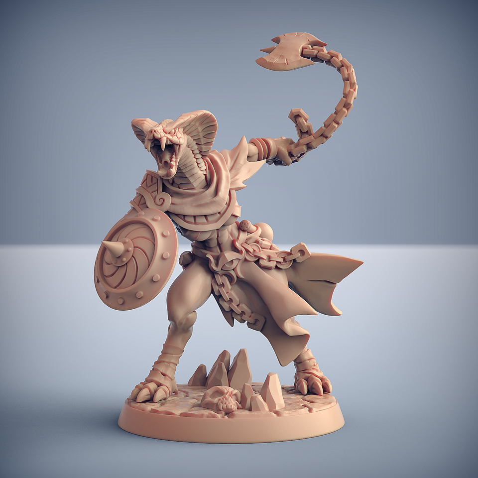 3D Printed Artisan Guild Nagarot Thralls Maneaters Nagarots 28mm 32mm