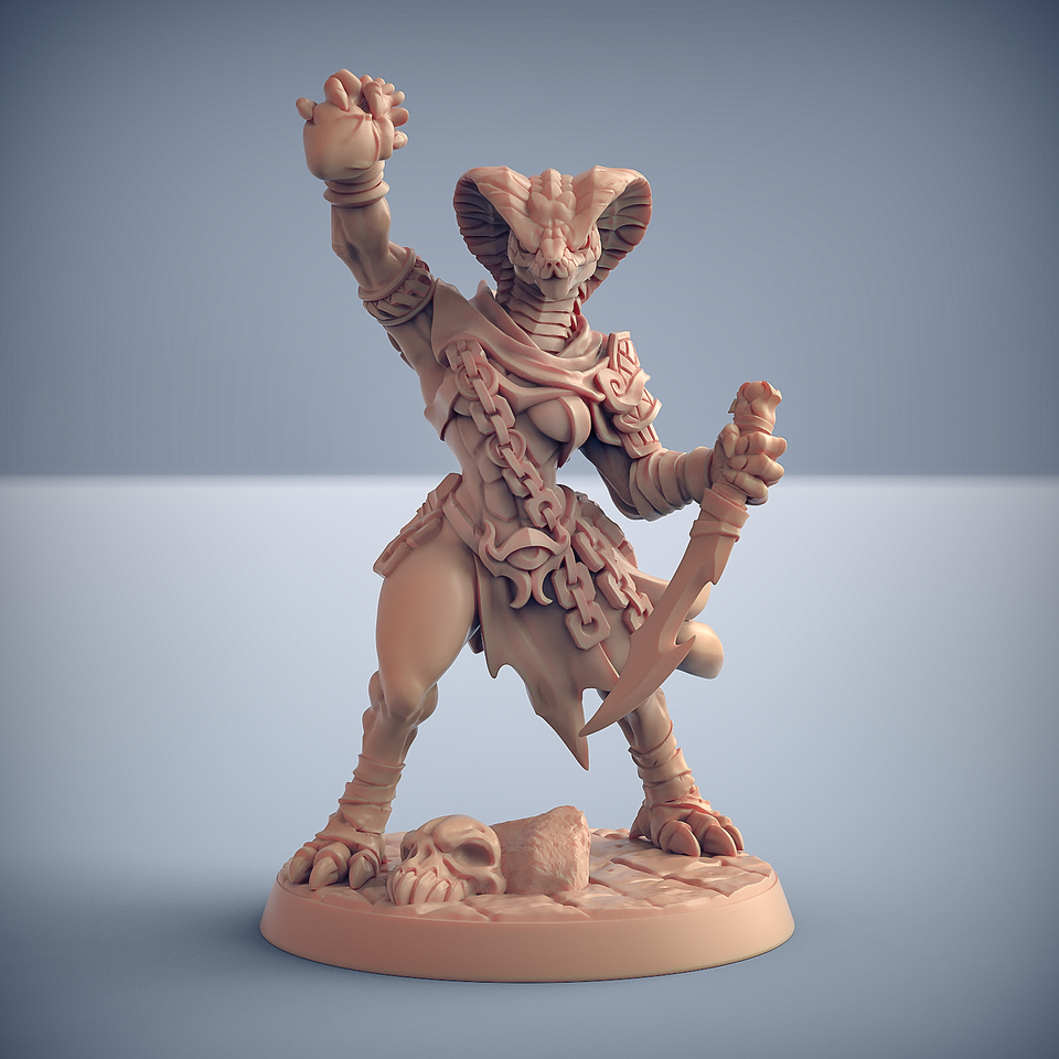 3D Printed Artisan Guild Nagarot Thralls Maneaters Nagarots 28mm 32mm