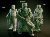 3D Printed Nafarrate NPCS Lovecraftian Bestiary 28 32 mm D&D