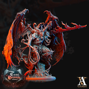 3D Printed Archvillain Games Tome of Demons Vol. 1 - Armaros Chaos Incarnate 28mm 32mm D&D