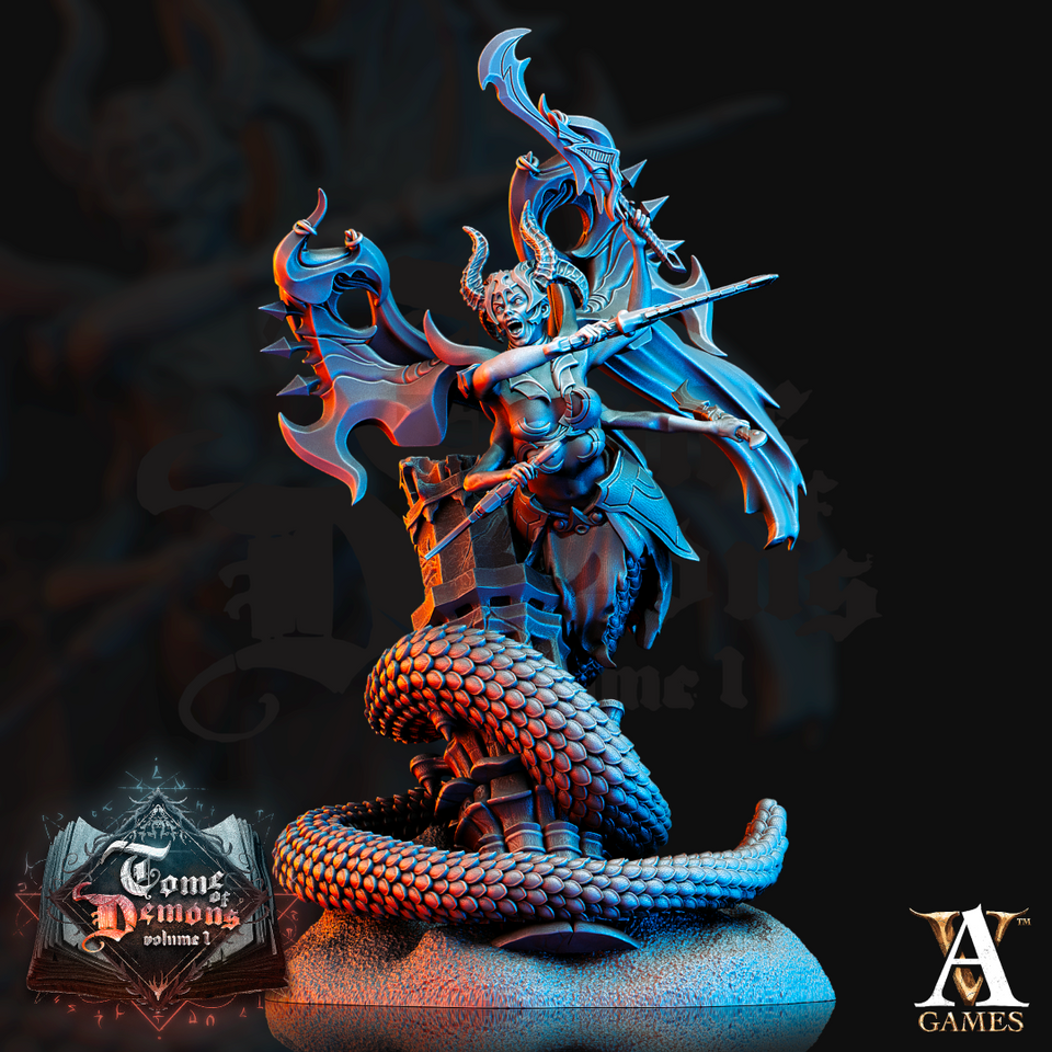3D Printed Archvillain Games Tome of Demons Vol. 1 Tamareth 28 32mm D&D