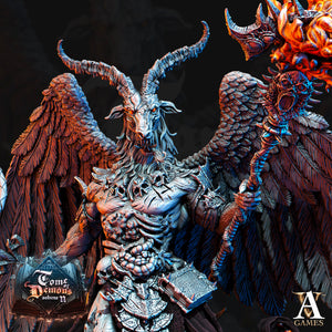 3D Printed Archvillain Games Tome of Demons Vol. II Adramal - Seneschal of Orcus 28mm 32mm D&D