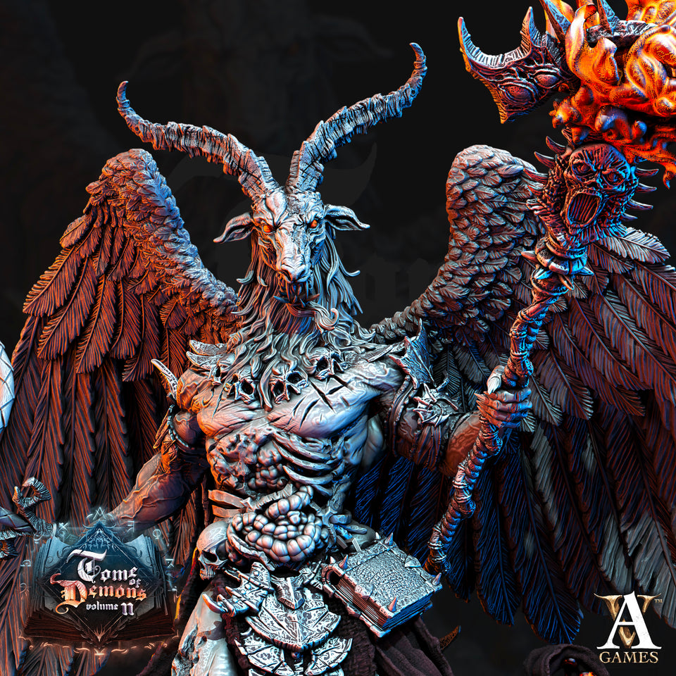 3D Printed Archvillain Games Tome of Demons Vol. II Adramal - Seneschal of Orcus 28mm 32mm D&D