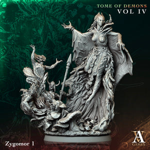3D Printed Archvillain Games Zygomor Tome of Demons Vol IV 28 32mm D&D