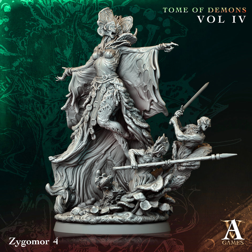 3D Printed Archvillain Games Zygomor Tome of Demons Vol IV 28 32mm D&D