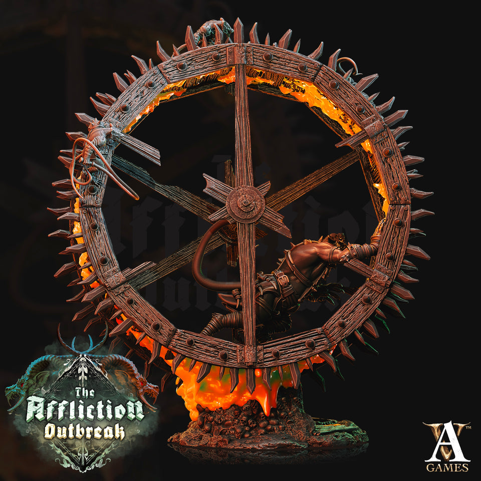 3D Printed Archvillain Games The Affliction Outbreak - The Wheel 28mm 32mm D&D