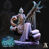 3D Printed Archvillain Games Triton Tribe Leaders The Trench Abyssal Depths 28 32mm D&D