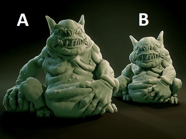 3D Printed Nafarrate Tsathoggua Lovecraftian Bestiary 28 32 mm D&D