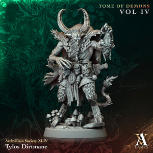 3D Printed Archvillain Games Tylos Dirtmane Archvillain Society Vol XLIV 28 32mm D&D