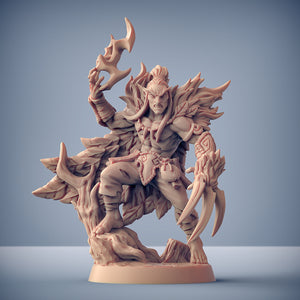 3D Printed Artisan Guild Uldar the Shapeshifter Deepwood Alfar Set 28mm 32mm