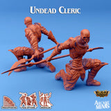 3D Printed Sordane Publishing Umiera Undead Cleric Cult of Umiera 28 32mm D&D