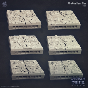 3D Printed Cast n Play Uru Can Floor Tiles Uru Can Tribe 28mm 32mm D&D