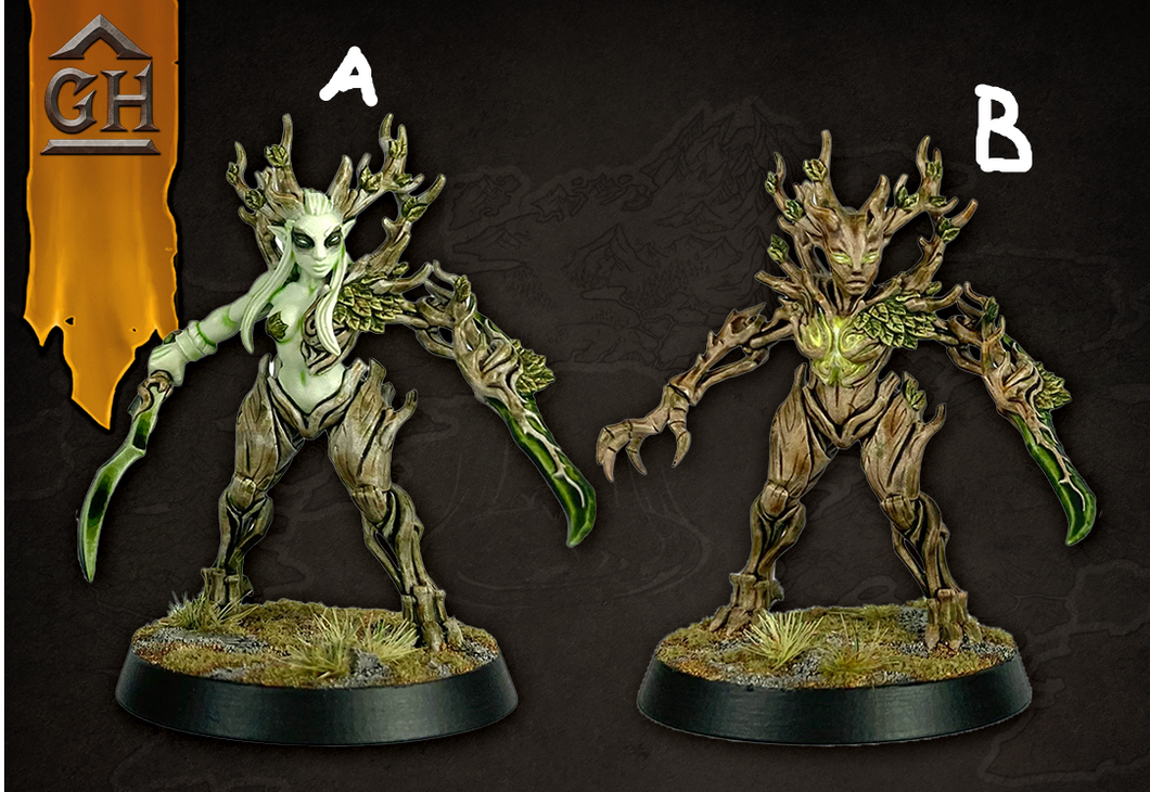 3D Printed Artisan Guild Vanguard Barkwraith Spriggan 28mm 32mm