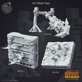 3D Printed Cast n Play Mount Magma Collection - Volcano Traps 28mm 32mm D&D