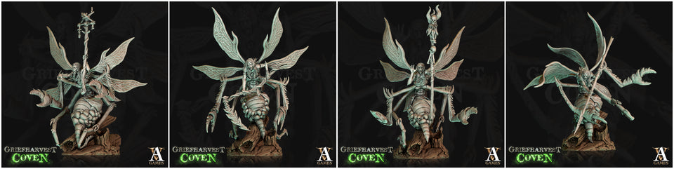3D Printed Archvillain Games Griefharvest Coven - Wailwasps 28mm 32mm D&D
