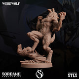 3D Printed Sordane Publishing Werewolves 28 32mm D&D