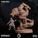 3D Printed Sordane Publishing Werewolves 28 32mm D&D
