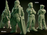 3D Printed Nafarrate NPCS Lovecraftian Bestiary 28 32 mm D&D