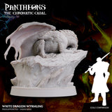 3D Printed Sordane Publishing Wyrmling White Dragon Pantheons - The Chromatic Cabal 28 32mm D&D