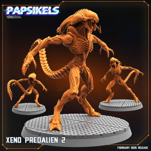 3D Printed Papsikels Xeno Predalien February 2025 Scifi 28mm 32mm