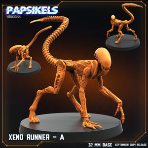 3D Printed Papsikels Xeno Runners Set SEPTEMBER 2024 SCIFI 28mm 32mm