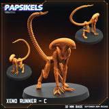 3D Printed Papsikels Xeno Runners Set SEPTEMBER 2024 SCIFI 28mm 32mm