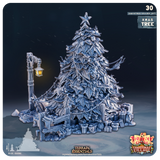 3D Printed Cast n Play Christmas Village Terrain Set 28mm 32mm D&D