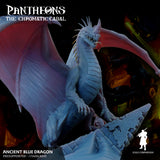 3D Printed Sordane Publishing Ancient Blue Dragon Pantheons The Chromatic Cabal 28 32mm D&D
