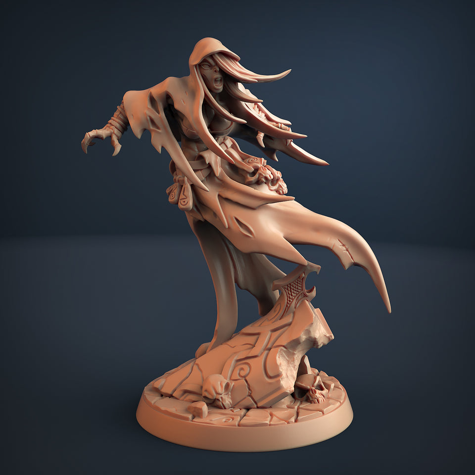 3D Printed Artisan Guild Bodil the Wright Darkness of the Lich Lord 28mm 32mm