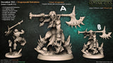 3D Printed Artisan Guild Brunilde Snakeslayer Dragonpeak Barbarians 28mm 32mm