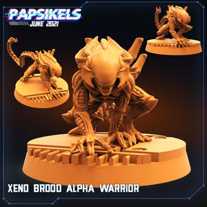 Copy of 3D Printed Papsikels Xeno Brood Set Aliens vs Humans Part 2 28mm 32mm - Charming Terrain