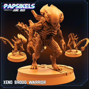 Copy of 3D Printed Papsikels Xeno Brood Set Aliens vs Humans Part 2 28mm 32mm - Charming Terrain
