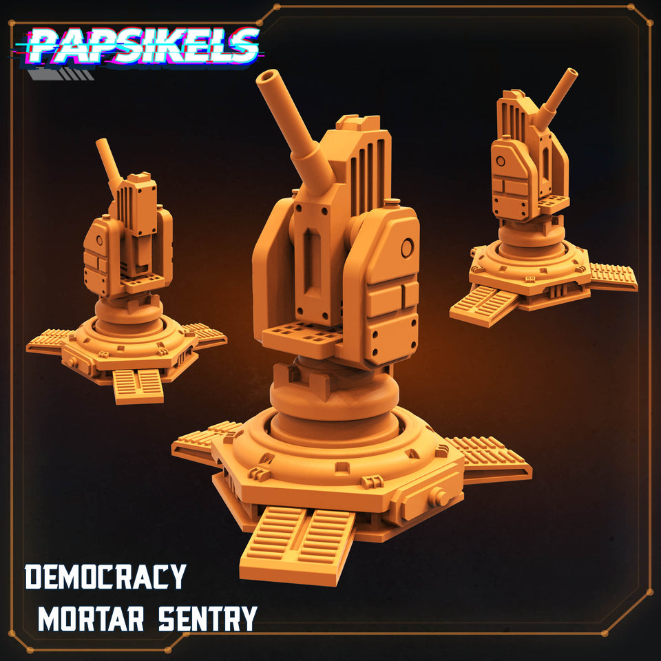 3D Printed Papsikels Democracy Mortar Sentry 28mm 32mm