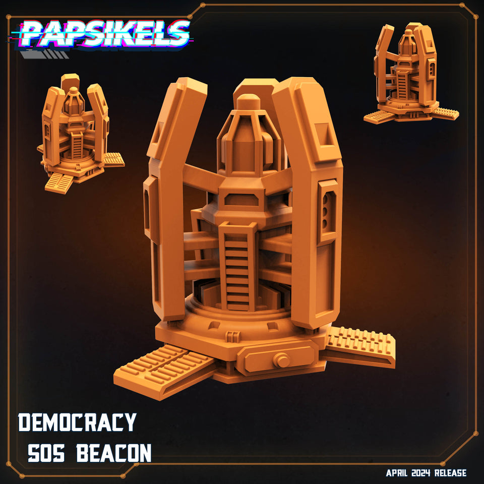 3D Printed Papsikels Democracy Sos Beacon 28mm 32mm