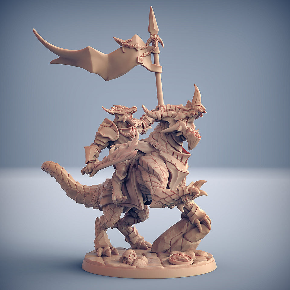 3D Printed Artisan Guild Dragonling Knight The Dragonguard 28mm 32mm