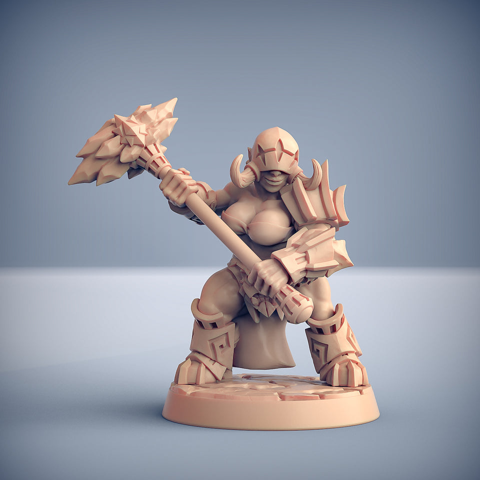 3D Printed Artisan Guild Modular Dumlok Flameseekers Dumlok Flameseekers 28mm 32mm