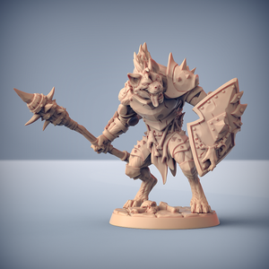 3D Printed Artisan Guild Modular Bonegnasher Gnolls Bonegnasher Gnolls 28mm 32mm