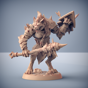 3D Printed Artisan Guild Modular Bonegnasher Gnolls Bonegnasher Gnolls 28mm 32mm