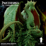 3D Printed Sordane Publishing Ancient Green Dragon Pantheons - The Chromatic Cabal  28 32mm D&D